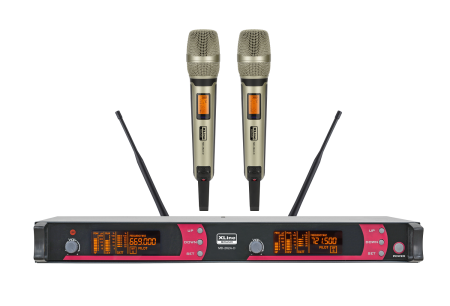 XLine MD-262A-D Ðàäèîñèñòåìà äâóõêàíàëüíàÿ c äâóìÿ ðó÷íûìè ïåðåäàò÷èêàìè
