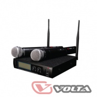 VOLTA US-2 (505.75/622.665) Ìèêðîôîííàÿ ðàäèîñèñòåìà ñ äâóìÿ ðó÷íûìè äèíàìè÷åñêèìè ìèêðîôîíàìè UHF