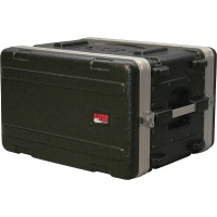 GATOR GR-6S - ðýêîâûé êåéñ, 6U, ãëóáèíà 14,25", ñòàëüíûå ðåëüñû,óêîðî÷åííûé
