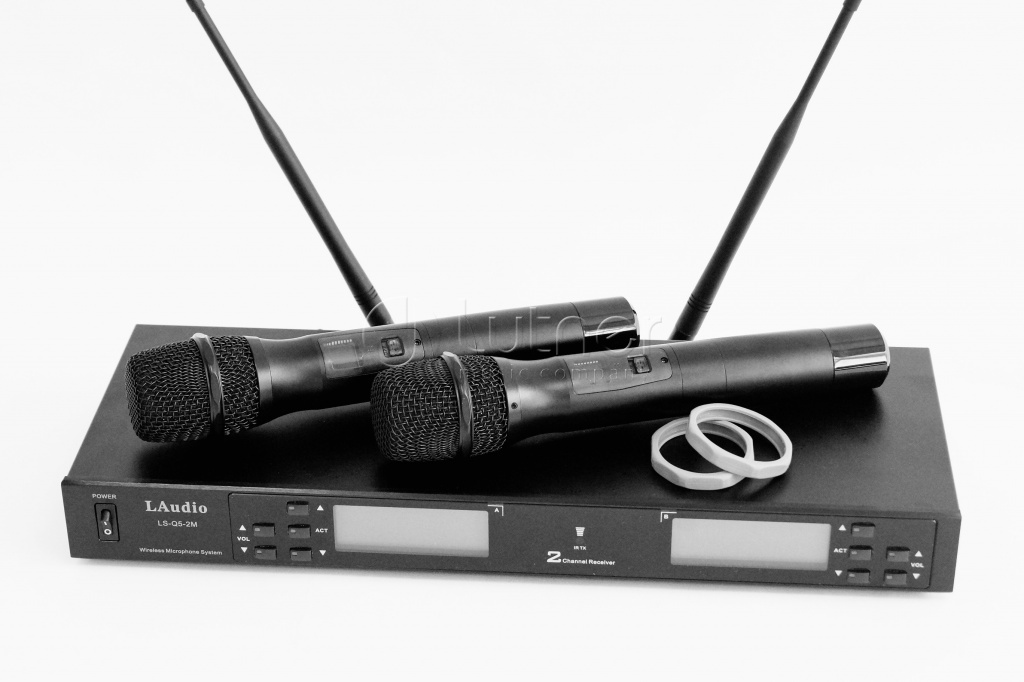 LAudio LS-Q5-2M Äâóõêàíàëüíàÿ âîêàëüíàÿ ðàäèîñèñòåìà, 2 ðó÷íûõ ïåðåäàò÷èêà