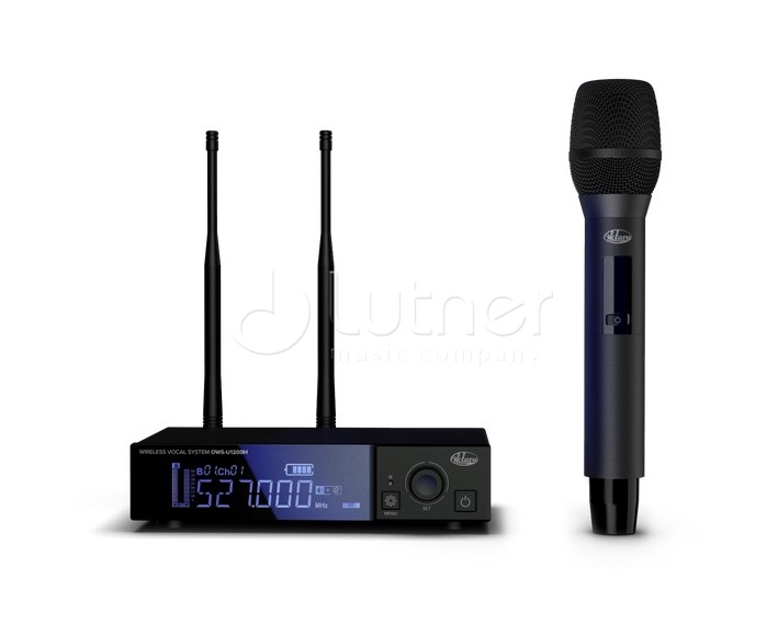 Îêòàâà OWSU1200H+ Áåñïðîâîäíàÿ âîêàëüíàÿ ñèñòåìà ñ 1 ðó÷íûì ïåðåäàò÷èêîì, â êåéñå