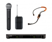 SHURE BLX1288E/SM31 K3E 606-636MHz -2-õ êàí. ðàäèîñèñòåìà ñ ãîëîâíûì ìèêð. SM31FH è ðó÷íûì ïåðåäàò÷