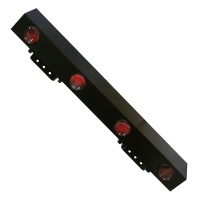 Involight LED RX350 - LED ñâåòîâîé ýôôåêò, 4 ëèíçû, 256 øò. RGBWY, âñòð. ïðîãðàììû, DMX-512