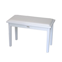Tempo Turris129/MW - Áàíêåòêà äåðåâÿííàÿ double seat, êîæçàì, öâåò: áåëûé ìàòîâûé