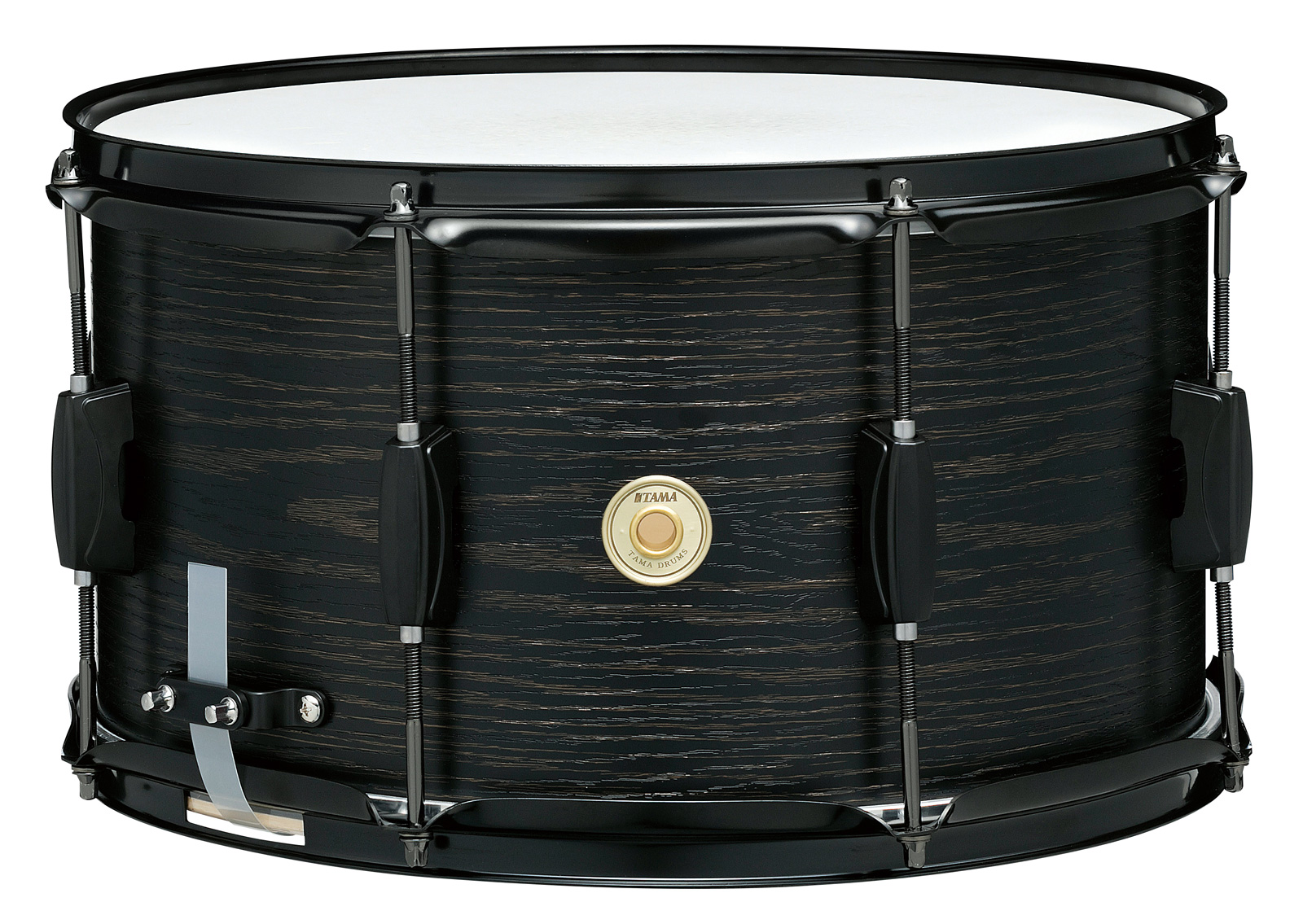TAMA WP148BK-BOW WOODWORKS SERIES SNARE DRUM 8"õ14" ìàëûé áàðàáàí, òîïîëü, öâåò Black Oak Wrap
