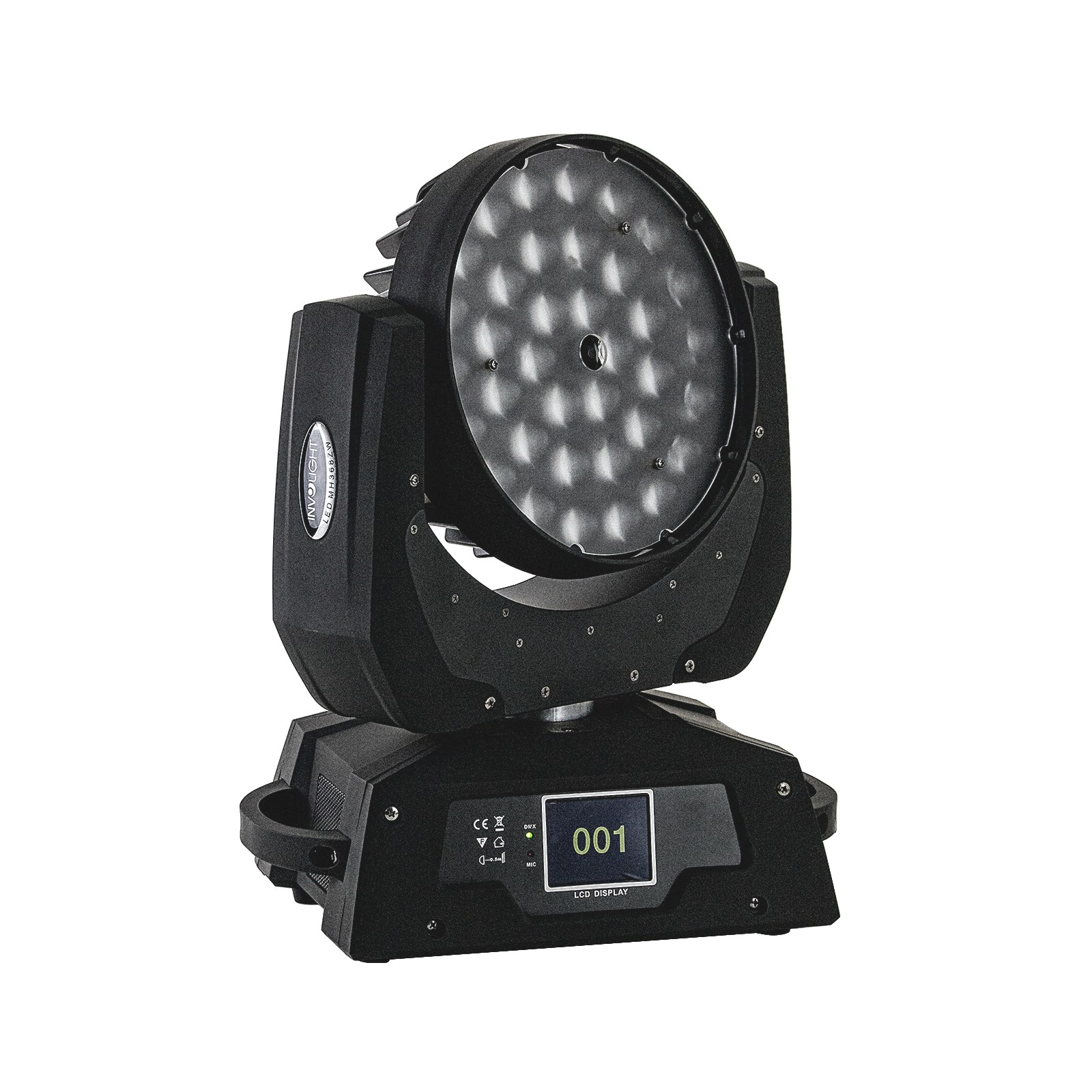 Involight LEDMH368ZW - LED âðàùàþùàÿñÿ ãîëîâà, 36x8 Âò RGBW ìóëüòè÷èï, DMX-512