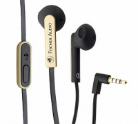 Fischer Audio FE-155-RC-Gold Íàóøíèêè âíóòðèêàíàëüíûå, ñ ìèêðîôîíîì, ÷åðíûé/çîëîòî