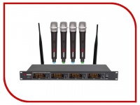 VOLTA US-4 (716.90/629.40/614.15/505.75) Ìèêðîôîííàÿ ðàäèîñèñòåìà ñ ÷åòûðüìÿ ðó÷íûìè ìèêðîôîíàìè UHF