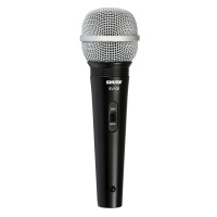 Shure SV100-A - ìèêðîôîí äèíàìè÷åñêèé âîêàëüíî ðå÷åâîé ñ âûêë. è êàáåëåì (XLR-6.3ììJACK), ÷åðíûé