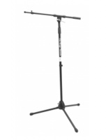 OnStage MS7701TB - ìèêðîôîííàÿ ñòîéêà òåëåñêîïè÷åñêèé æóðàâëü, òðåíîãà, ðåãóëèðóåìàÿ âûñîòà, ÷åðíàÿ