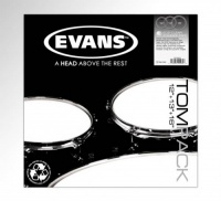 EVANS ETP-EC2SCLR-S íàáîð ïëàñòèêîâ 12",16" Edge Control Clear, äâîéíûå, ïðîçðà÷íûå