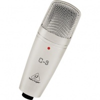 Behringer C-3 -ñòóäèéíûé êîíäåíñàòîðíûé ìèêðîôîí ,40 - 18000 Ãö ,êàðäèîèäà, âñåíàïðàâëåííàÿ, âîñüìå