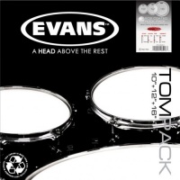 EVANS ETP-EC2SCTD-R íàáîð ïëàñòèêîâ 10",12",16" Edge Control Coated, äâîéíûå, c ïðîçðà÷. íàïûëåíèåì
