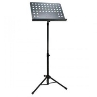 OnStage SM7212B - ïóëüò äèðèæåðà (ñ ïåðôîðàöèåé), òðåíîãà, 19" ïîäñòàâêà äëÿ íîò, ñòàëü, ÷åðíûé