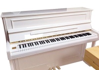 Samick JS112RID/WHHP - ïèàíèíî,112x148x56, 207êã, ñòðóíû "Roslau"(íåì.), áåëûé ïîëèð.