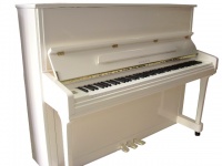 Samick JS121MD/WHHP - ïèàíèíî,121x150x61, 221êã, ñòðóíû "Roslau"(íåì.), ïîëèð., áåëûé