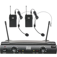 Xline MD-262B Ðàäèîñèñòåìà c äâóìÿ ïîÿñíûìè ïåðåäàò÷èêàìè è ãîëîâíûìè ãàðíèòóðàìè
