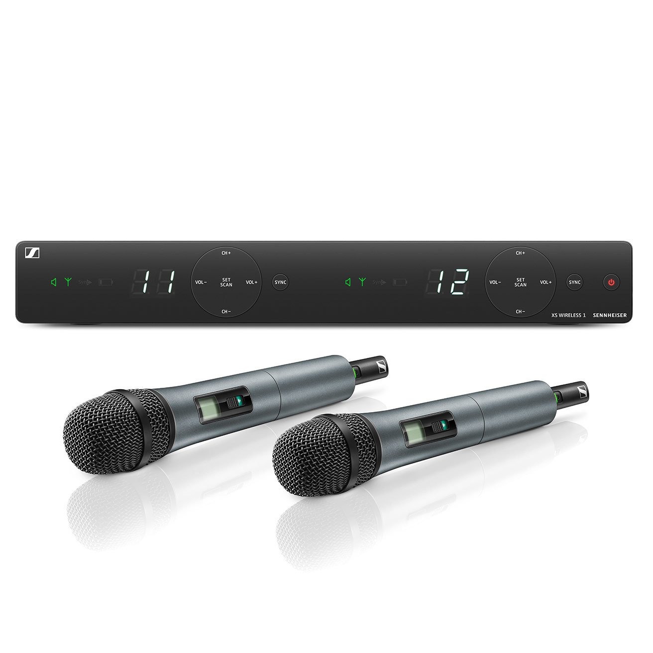 Sennheiser XSW 1-825 DUAL-B - 2-õ êàíàëüíàÿ ðàäèîñèñòåìà ñ 2-ìÿ ðó÷íûìè ïåðåäàò÷èêàìè