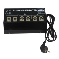 Involight DMXD200 - ñïëèòòåð DMX ñèãíàëà, 1 âõîä XLR, 2 âûõîäà XLR, ãàëüâàíè÷åñêàÿ ðàçâÿçêà