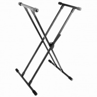 OnStage KS8391XX - Äâîéíàÿ Õ-îáðàçíàÿ ñòîéêà äëÿ êëàâèø Lok-Tight è ôèêñàòîðîì quikSQUEEZE™