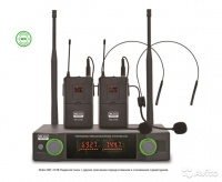 Xline MD-272B Ðàäèîñèñòåìà äâóõêàíàëüíàÿ c äâóìÿ ïîÿñíûìè ïåðåäàò÷èêàìè è ãîëîâíûìè ãàðíèòóðàìè