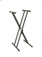 NordFolk NKS-1 ñòîéêà äëÿ êëàâèøí. èíñòðóì, äâîéíàÿ ðàìà, h 170-970 ìì, óçåë çàæèì, ñòàëü, ÷åðí