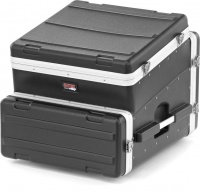 GATOR GRC-10X4 - ðýêîâûé êåéñ,ïëàñòèê,÷åðíûé,10U âåðõ, 4U íèç, êîìïàêòíûé, ëåãêèé äîñòóï ê êàáåëÿì
