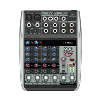 Behringer Q802USB - 2 ìèêðîôîííûõ ïðåä, 1 FX ïîñûë, 1 ñòåðåî Aux âîçâðàò,2-Bus, âñòð. USB