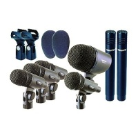 INVOTONE DMS7 - Íàáîð èç 7 ìèêðîôîíîâ äëÿ áàðàáàíîâ â êåéñå: DDM835, 4*DDM829, 2*CM510Pro êîíäåíñ.