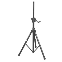 OnStage SS8800B+ - ñïèêåðíàÿ ñòîéêà, âñòðîåííàÿ ðó÷íàÿ ëåá¸äêà,àëþìèíèé, ÷åðíàÿ