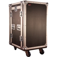 GATOR G-TOUR 10X14 PU -ðýêîâûé ôëàéò-êåéñ, 10U âåðõ,14U íèç, íà êîëåñàõ,äåðåâî,÷åðíûé, âåñ 48,02êã
