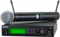 SHURE SLX24E/B58 ïðîôåññèîíàëüíàÿ âîêàëüíàÿ ðàäèîñèñòåìà ñ ðó÷íûì ìèêðîôîíîì BETA58