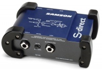 SAMSON S-direct äèðåêò-áîêñ äëÿ æèâîãî èñïîëíåíèÿ, íåáàëàíñíûé âõîä 1/4" Jack, áàëàíñíûé âûõîä XLR
