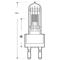 OSRAM 64721 230V 650W FKH CP\39 ëàìïà ãàëîãåííàÿ ñòóäèéíàÿ. Îäíîöîêîëüíàÿ. Ðåñóðñ 100 ÷àñîâ.