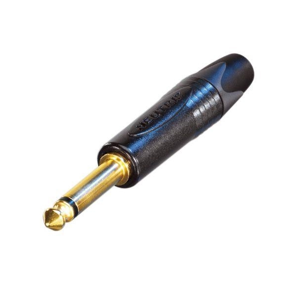NEUTRIK NP2X-B - äæåê ìîíî, êàáåëüíûé, 6.3 ìì, öâåò - ÷åðíûé, çîëî÷åíûå êîíòàêòû