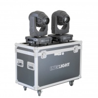Involight PROSPOT300SET - íàáîð èç 2õ âðàùàþùèõñÿ ãîëîâ (â êåéñå), áåëûé ñâåòîäèîä 120 Âò, DMX-512