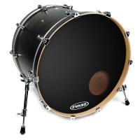 EVANS BD22RB - 22" Genera EQ3 Resonant ïåðåä. ïëàñò. äëÿ áàñ áàðàáàíà, Black ñ îòâåðñòèåì 5" îäíîñëî