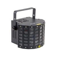 Involight Ventus L - ñâåòîâîé ýôôåêò, 4 øò. 3 Âò RGBW, 16 øò. 0,5 Âò W, ëàçåð 50 ìÂò G, 100 ìÂò R