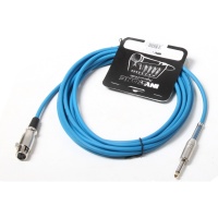 Invotone ACM1005B - Ìèêðîôîííûé êàáåëü, äëèíà 5 ì, ðàçúåìû ìîíî äæåê - XLR3F (ñèíèé)