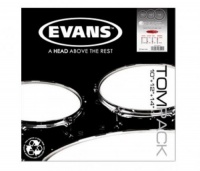 EVANS ETP-EC2SCLR-F íàáîð ïëàñòèêîâ 10",12",14" Edge Control Clear, äâîéíûå, ïðîçðà÷íûå