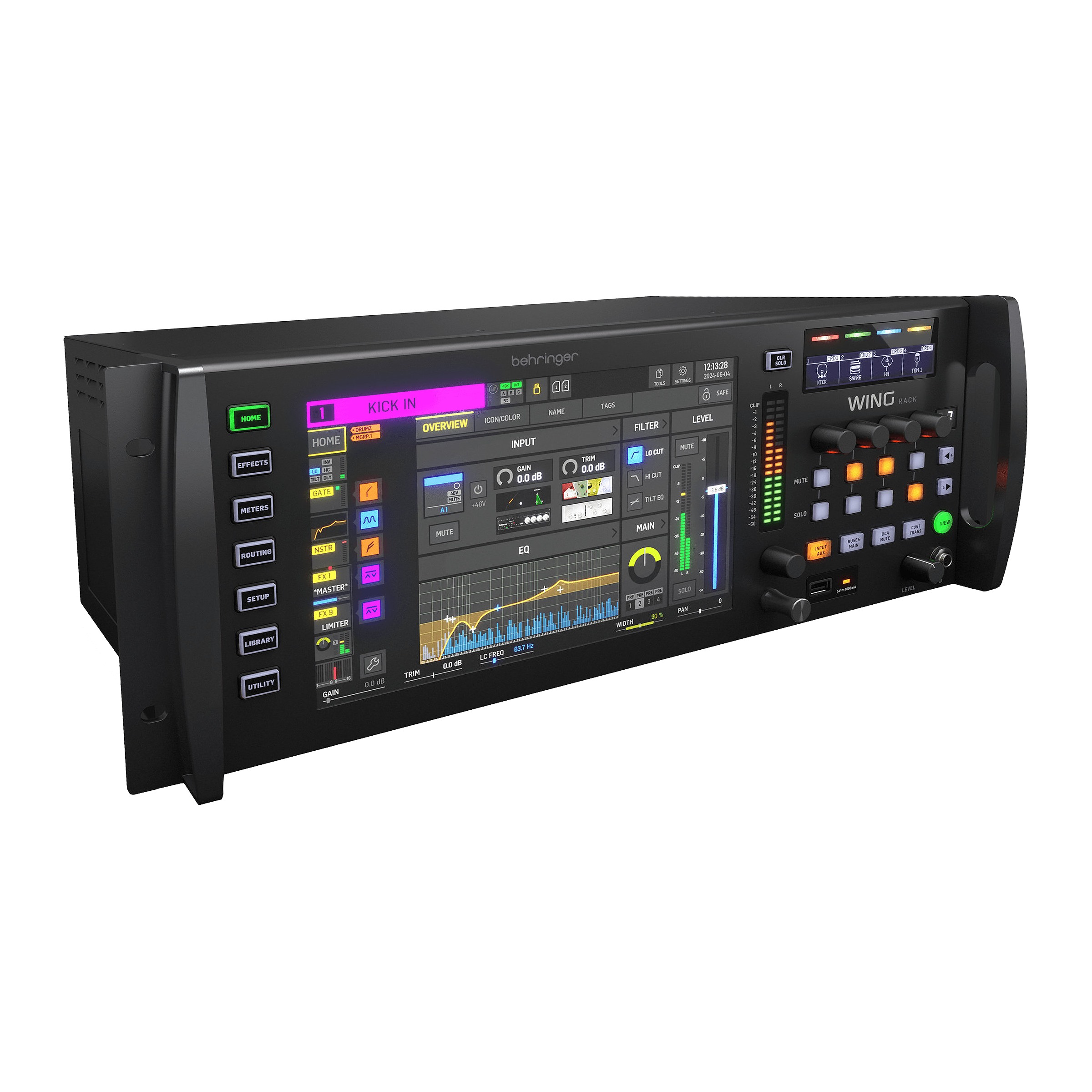 BEHRINGER WING RACK - öèôðîâîé ìèêøåð, ðåêîâûé 48 êàíàëîâ, 8FX, 16MIX, 8MATRIX, 4MAIN, 3õAES50, USB